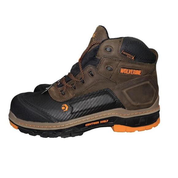 Wolverine Other - Wolverine Mens Summer Brown Leather Overpass CT WP Size 12 Work Boots New